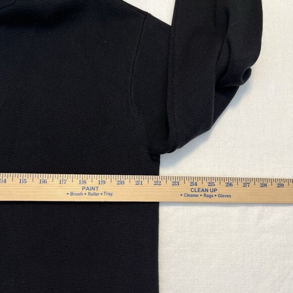 Talbots Womens Black Cardigan Blazer Long Pockets Cotton Modal‎ XL NWT - Picture 8 of 9